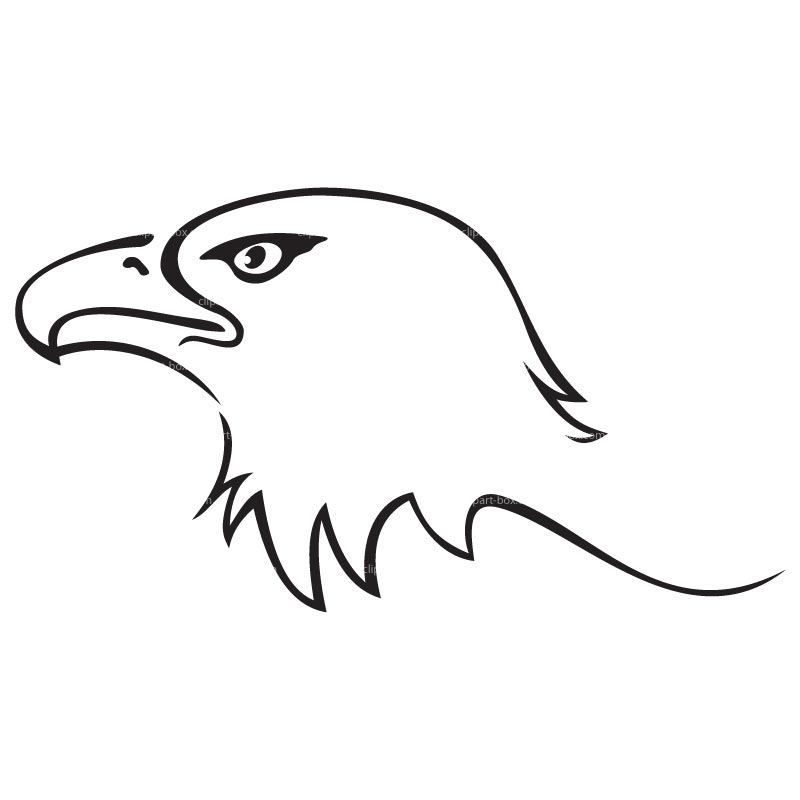 Eagle Black And White Clipart