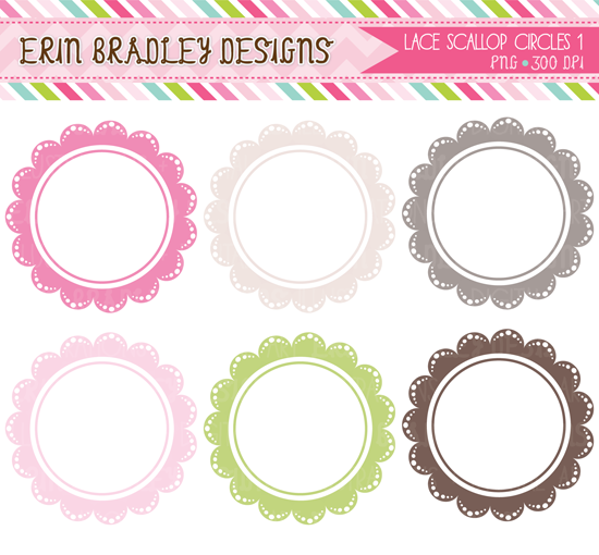 Girly Borders Clipart