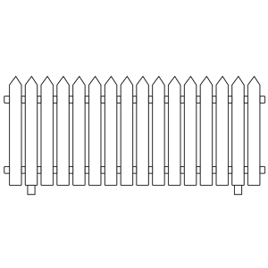 Picket Fence Clipart 