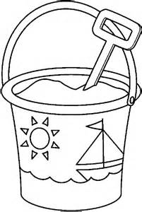 white sand bucket