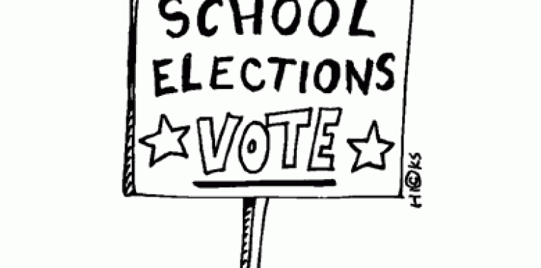 School board election clipart
