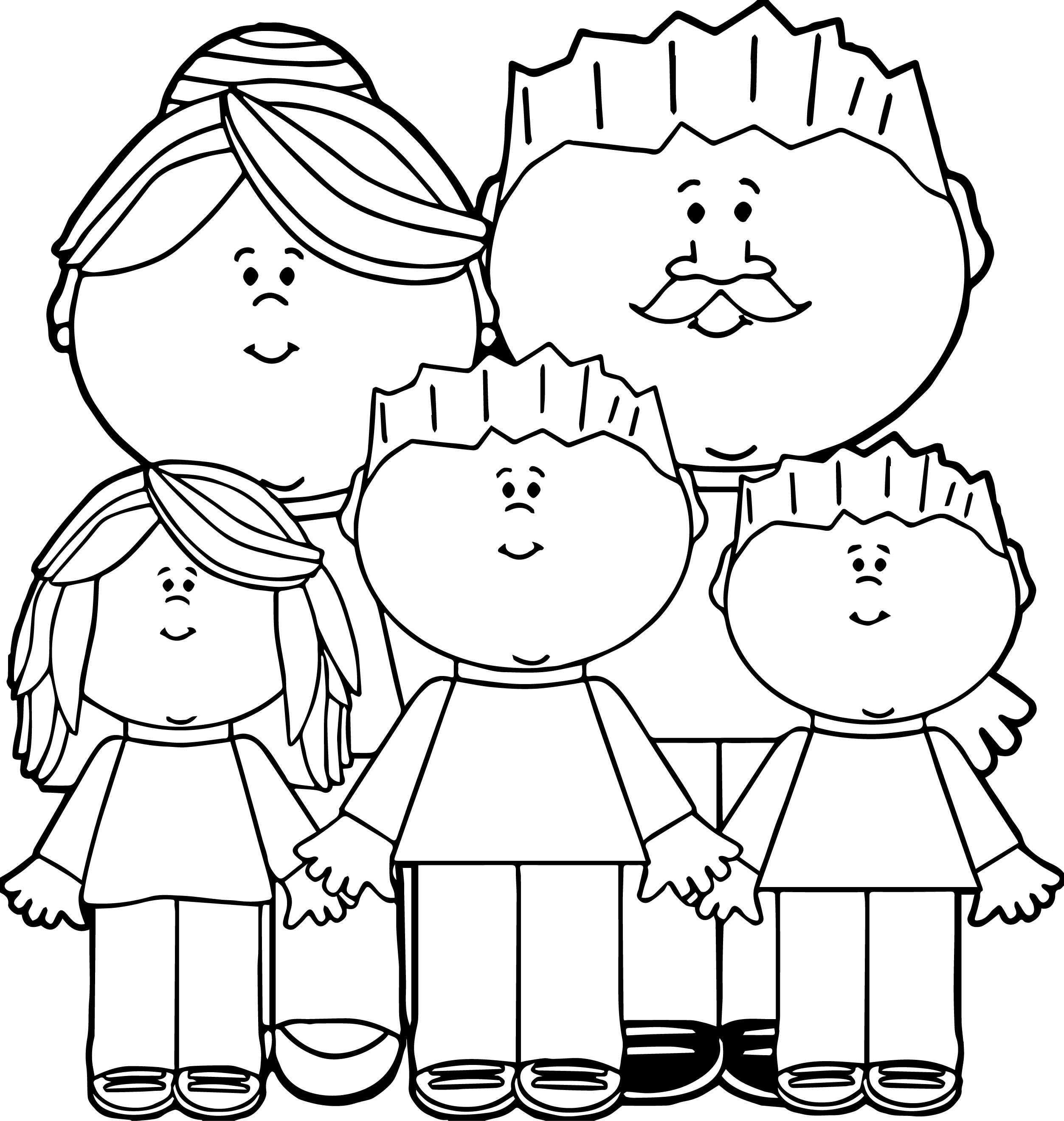 Parent clipart black and white