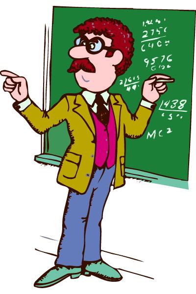 A teacher teaching clipart