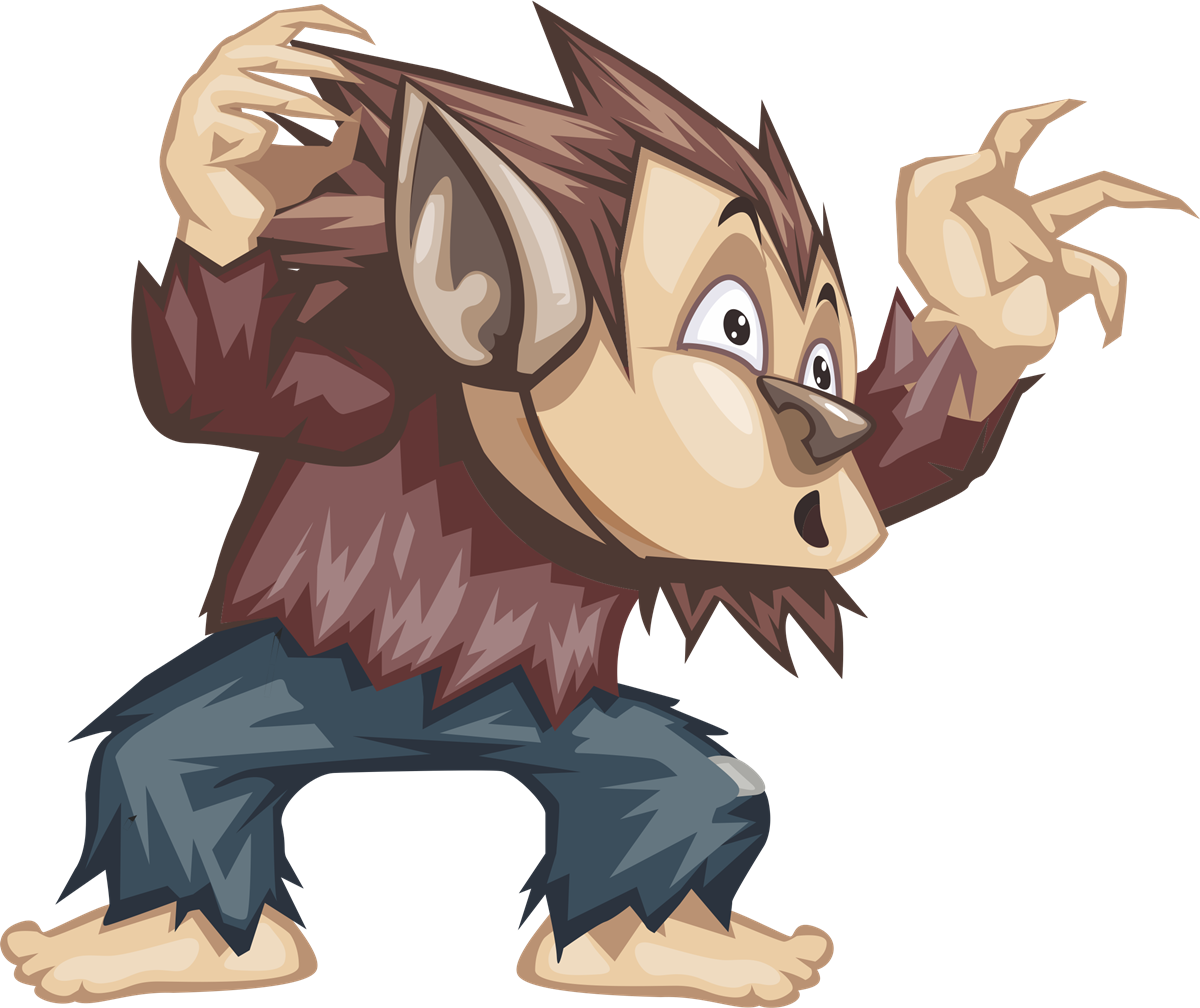 Clip Arts Related To : scribblenauts werewolf. view all Female Werewolf Cli...