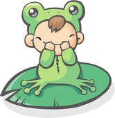 I Am Sorry Frog Clipart