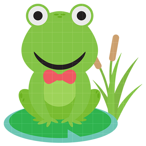 Free cute frog clip art