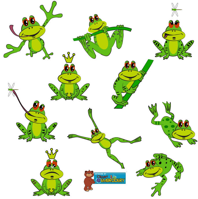 Young Frog Clipart