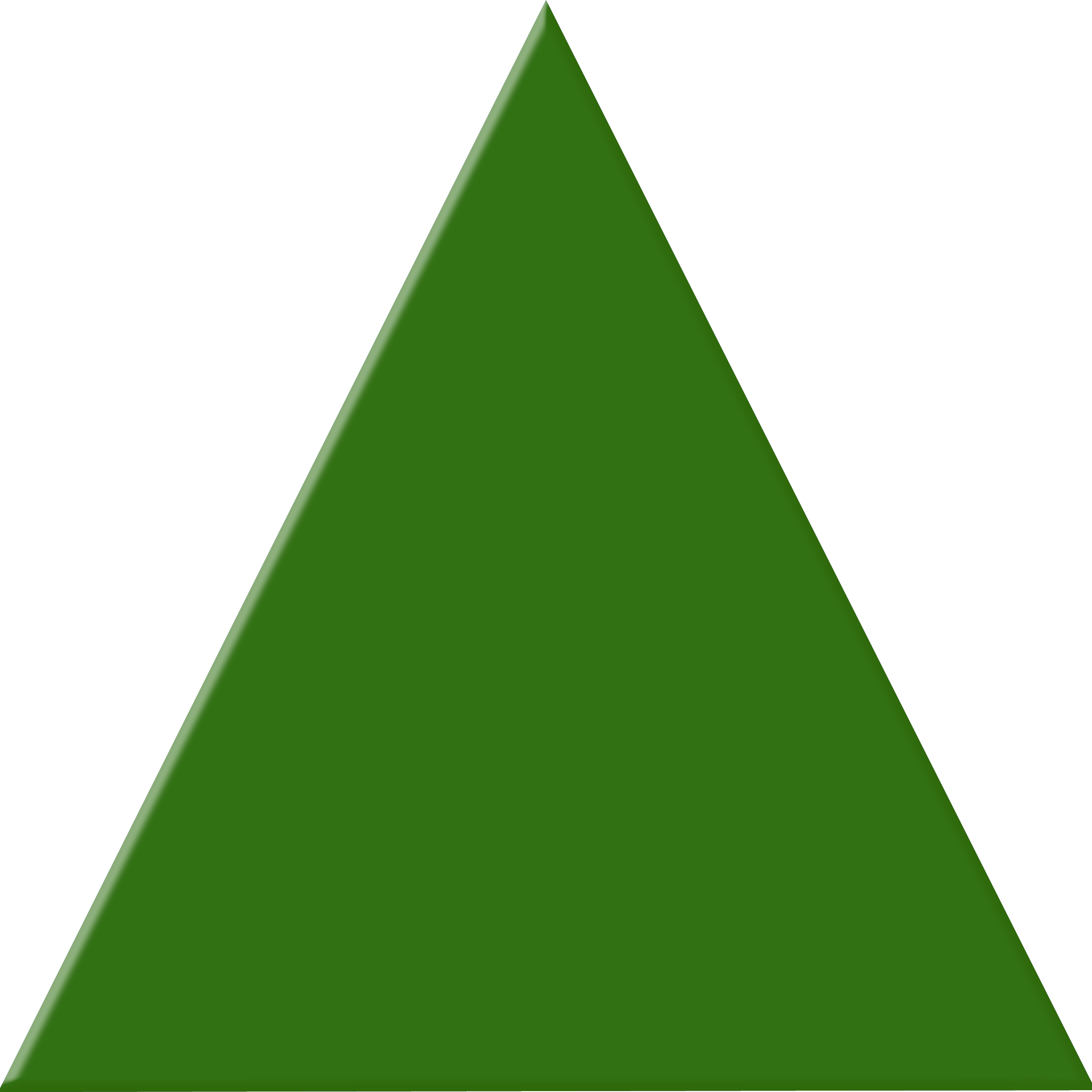 Green triangle clipart no background png