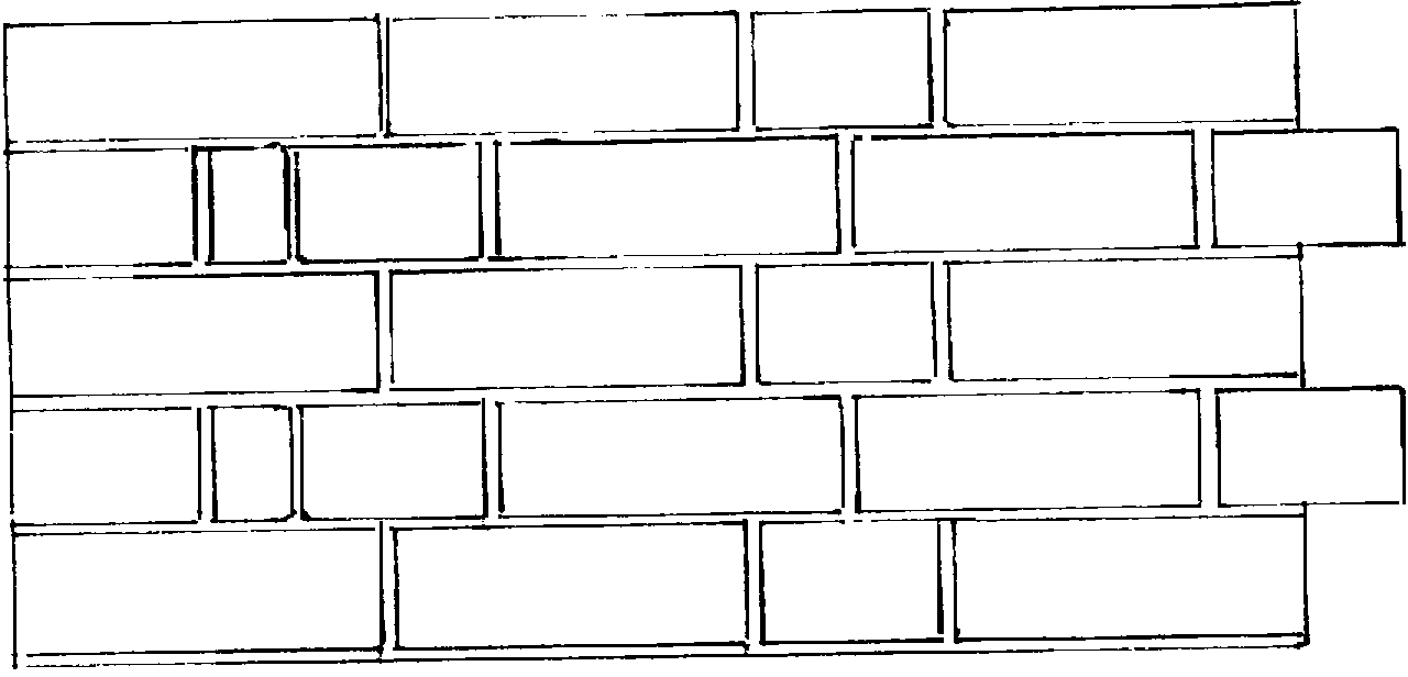 Brick wall clipart black and white