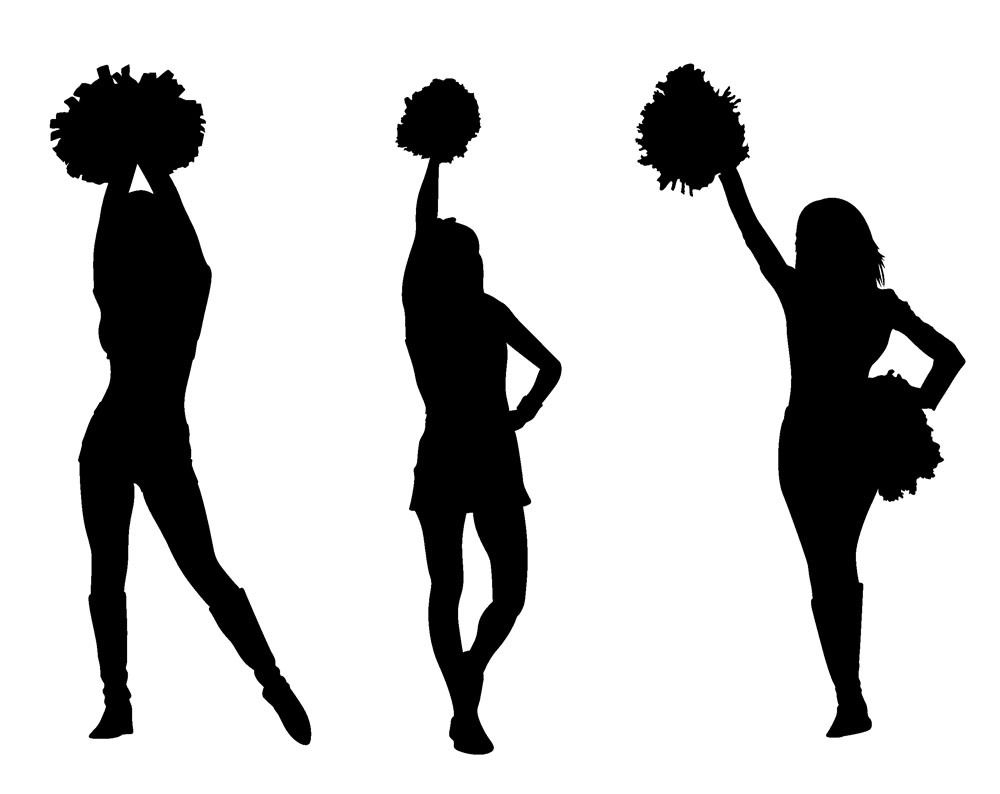 Free Black Cheerleader Cliparts, Download Free Black Cheerleader Cliparts png images, Free