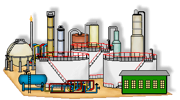 clipart oil refinery