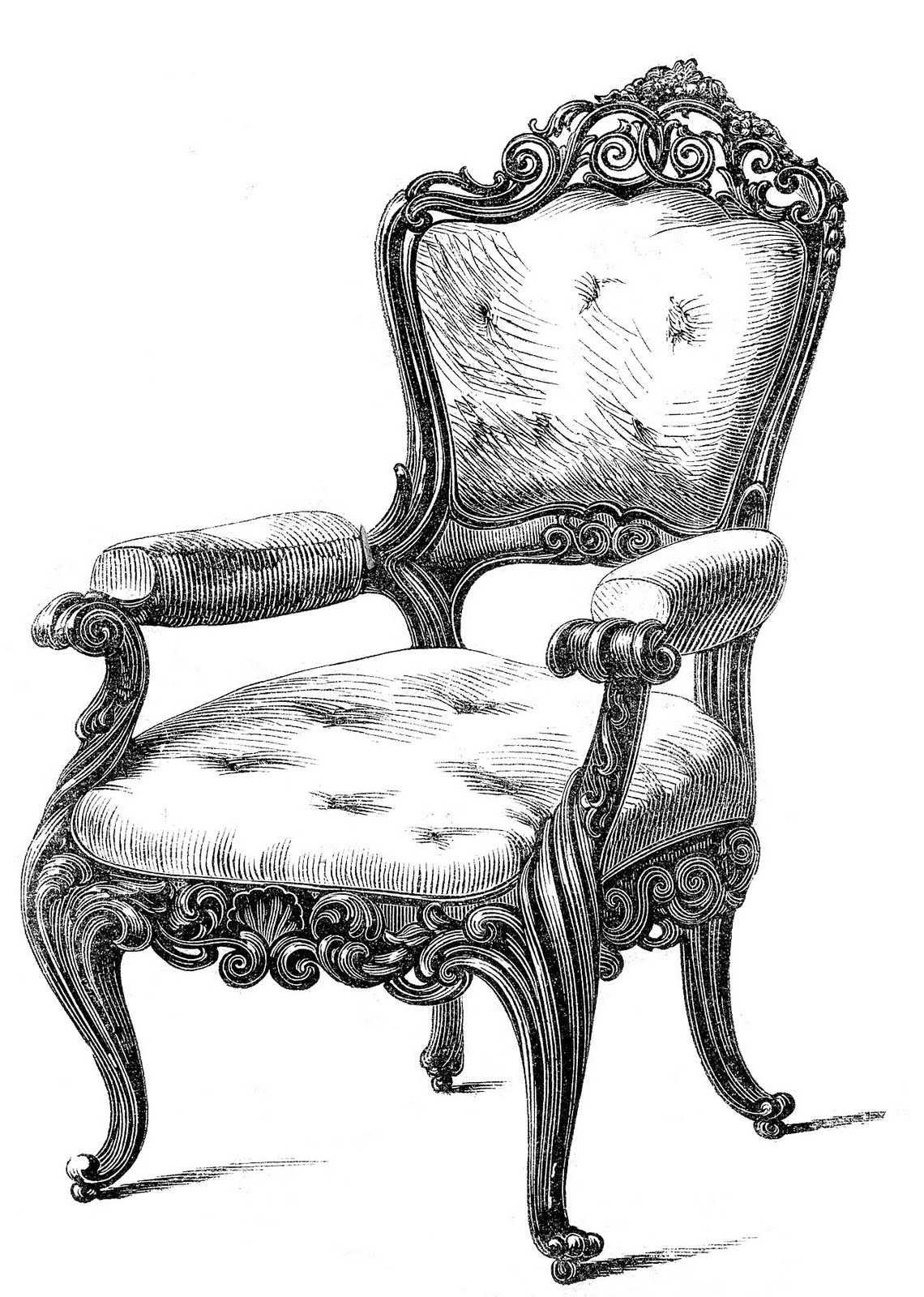 Old furniture clipart