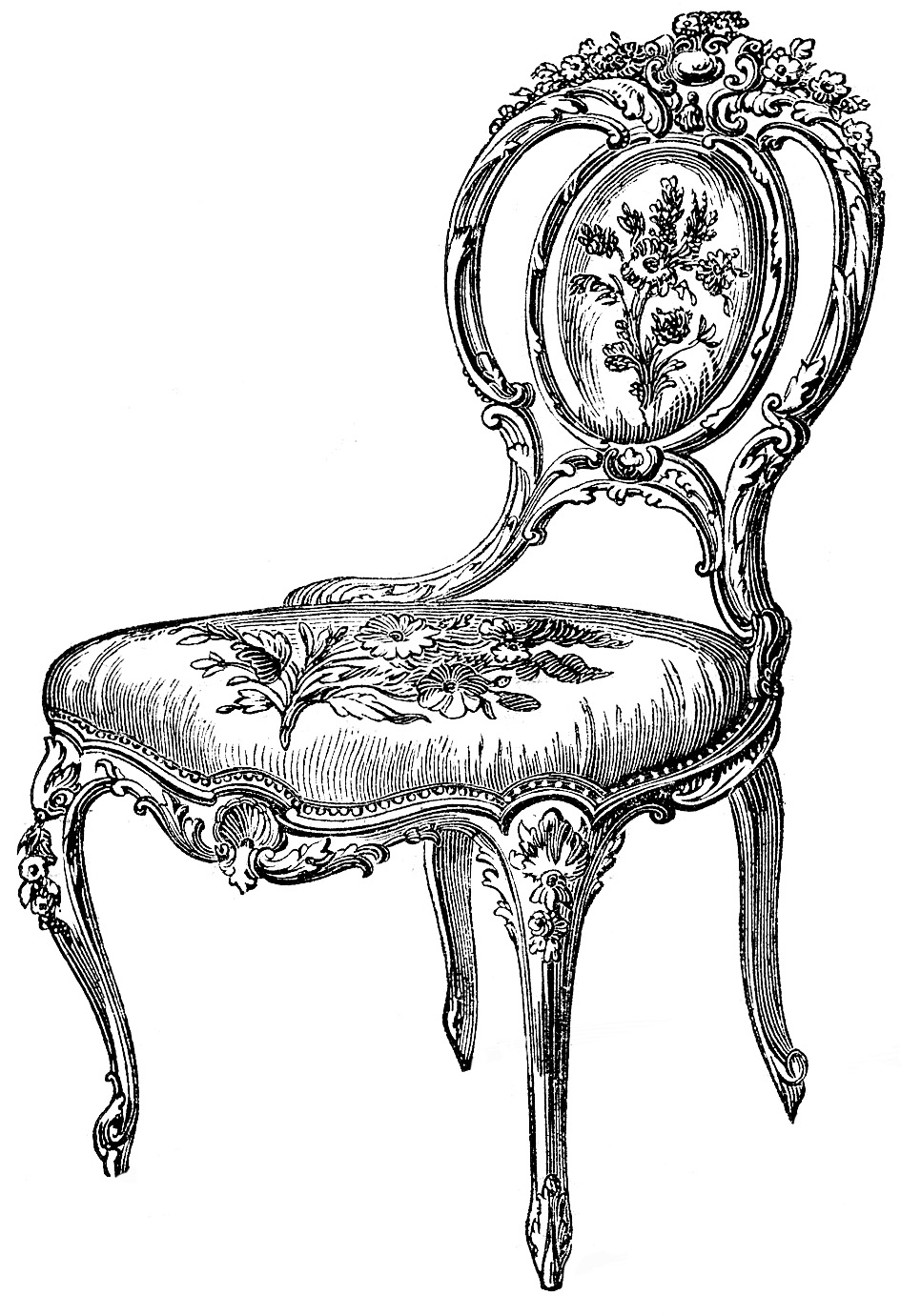 Old furniture clipart