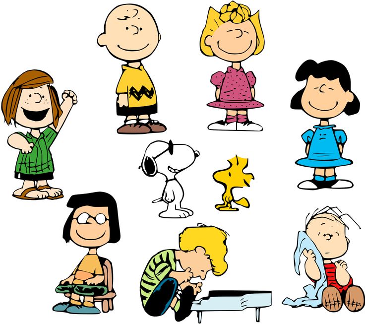 peanuts characters svg files - Clip Art Library