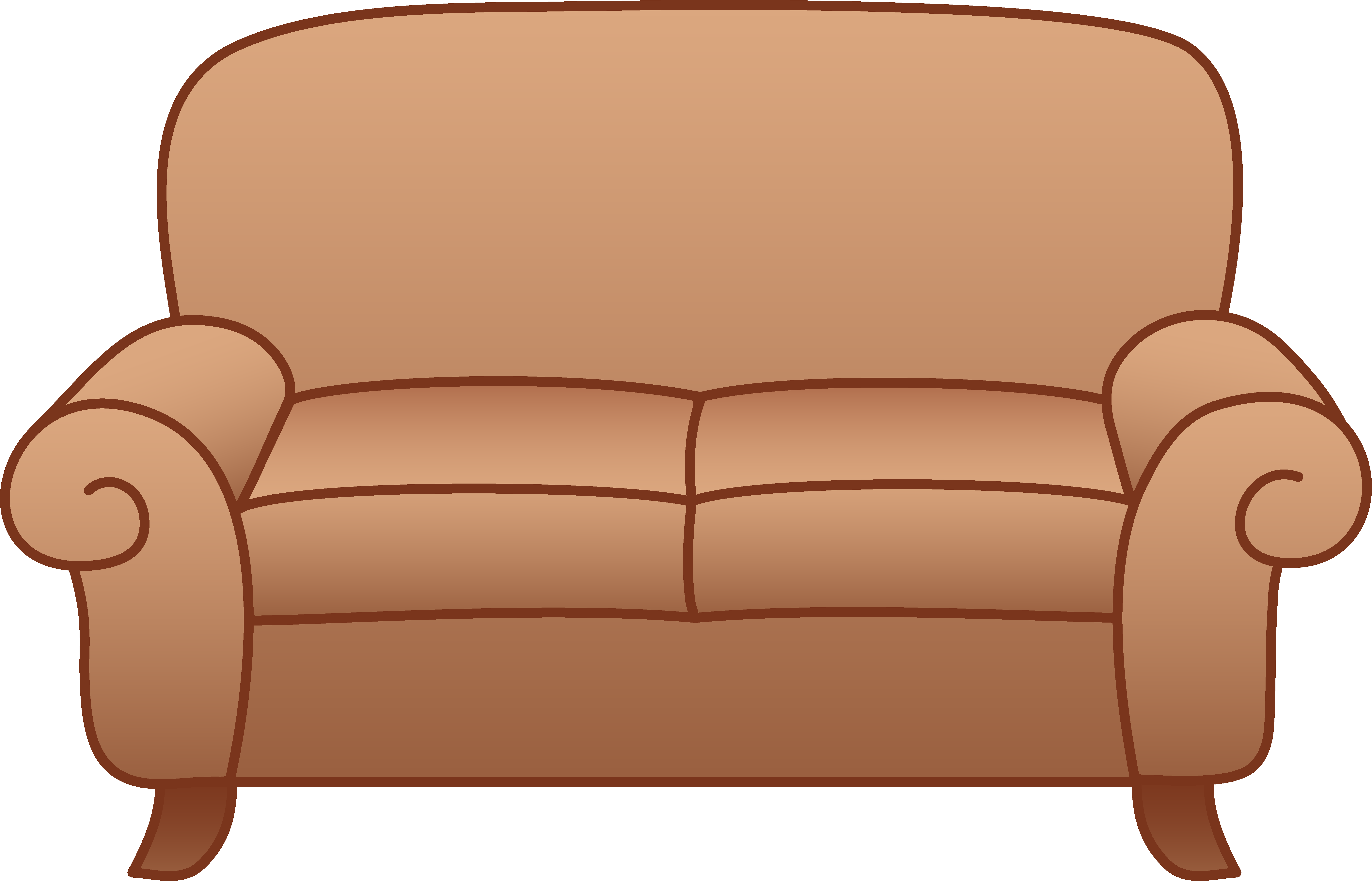 Living room furniture clipart