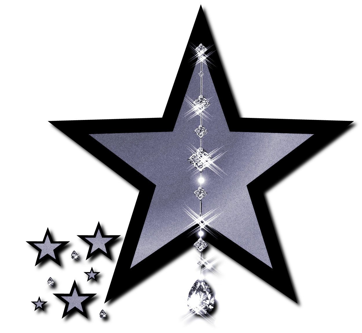 Silver Star Clipart