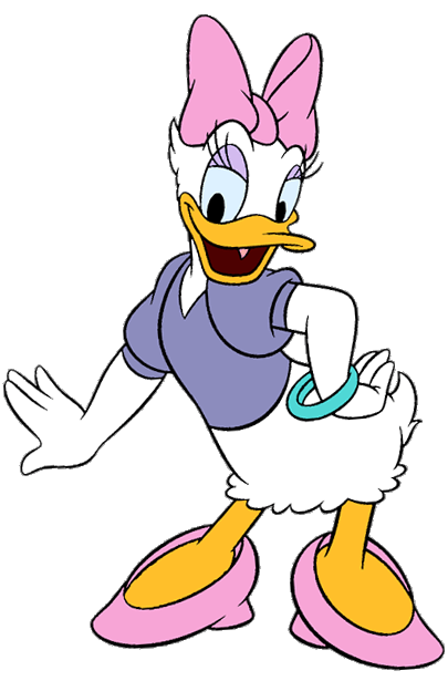 Disney Daisy Duck Clip Art Image
