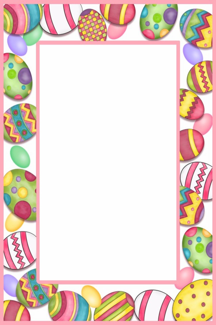 Free easter border clipart