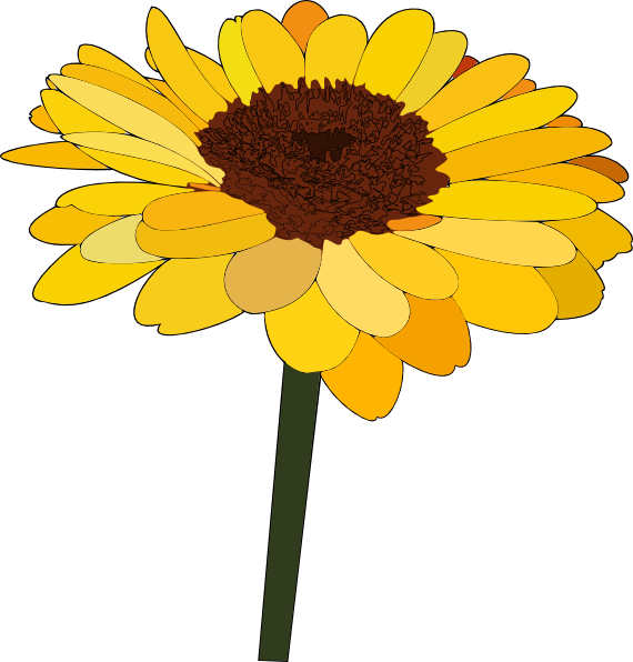 Cartoon Sunflowers Clipart