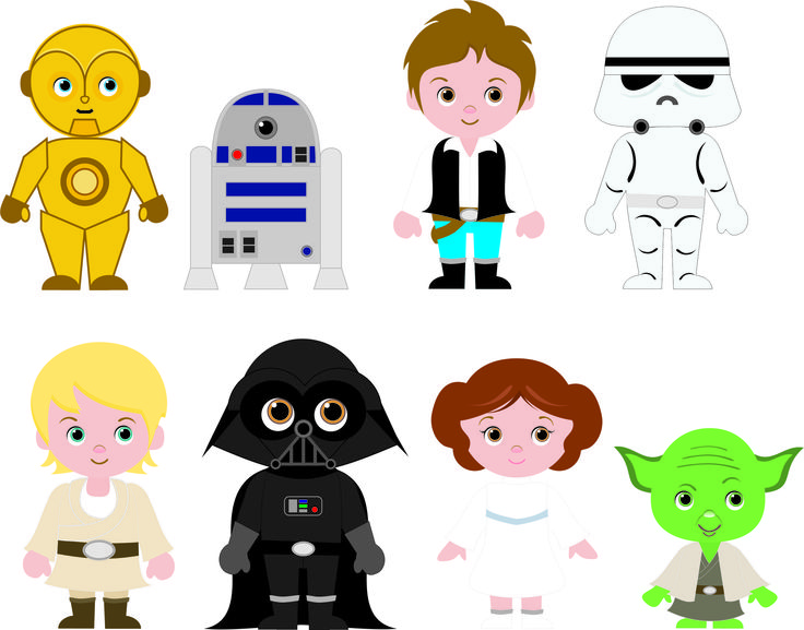 Clipart Baby Star Wars Characters - Michael Arntz