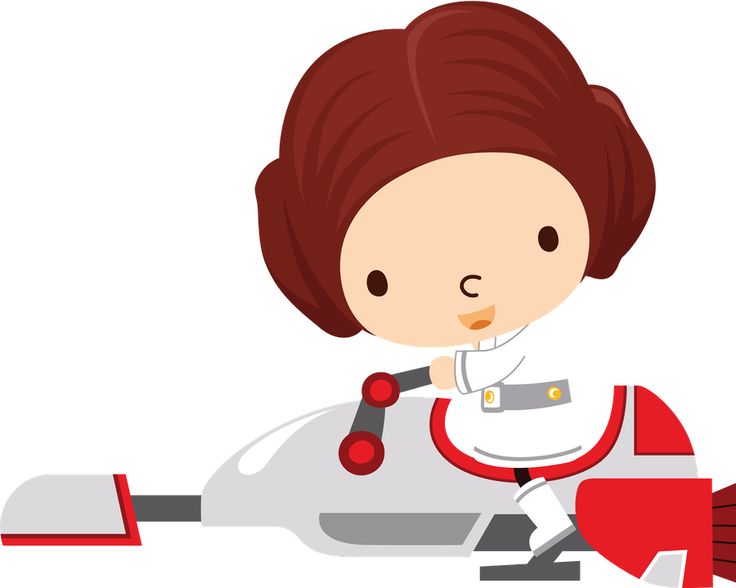 Cute baby star wars characters clipart