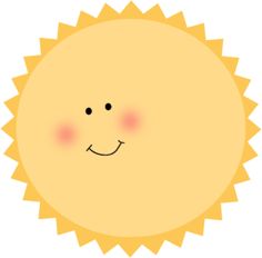 Sunshine Baby Girl Cute Clipart