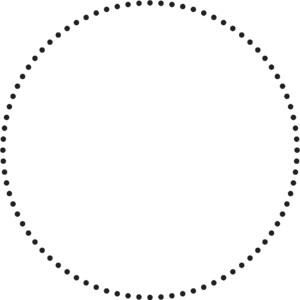 dot picture round frame clipart