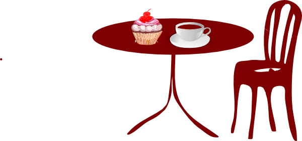table and chairs clipart