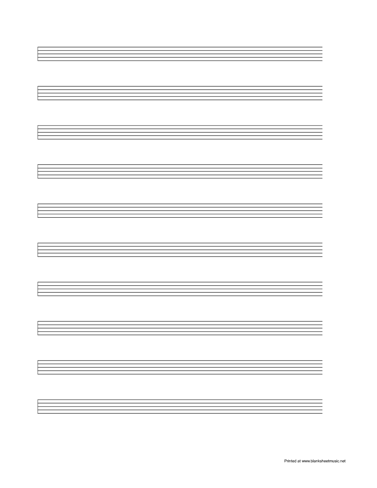 Blank sheet music clipart