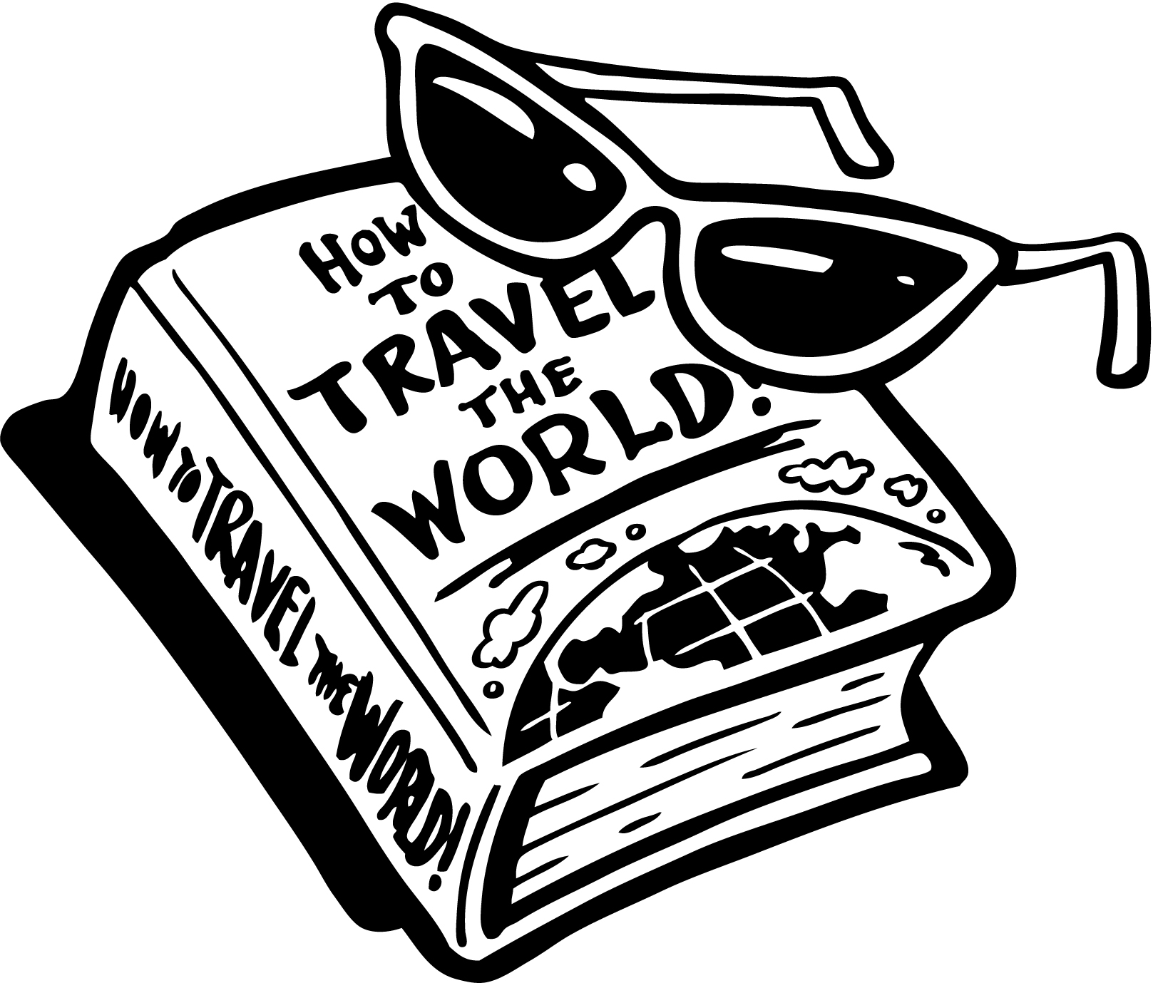 Travel guide clipart