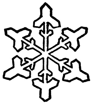 Black And White Snow Clipart