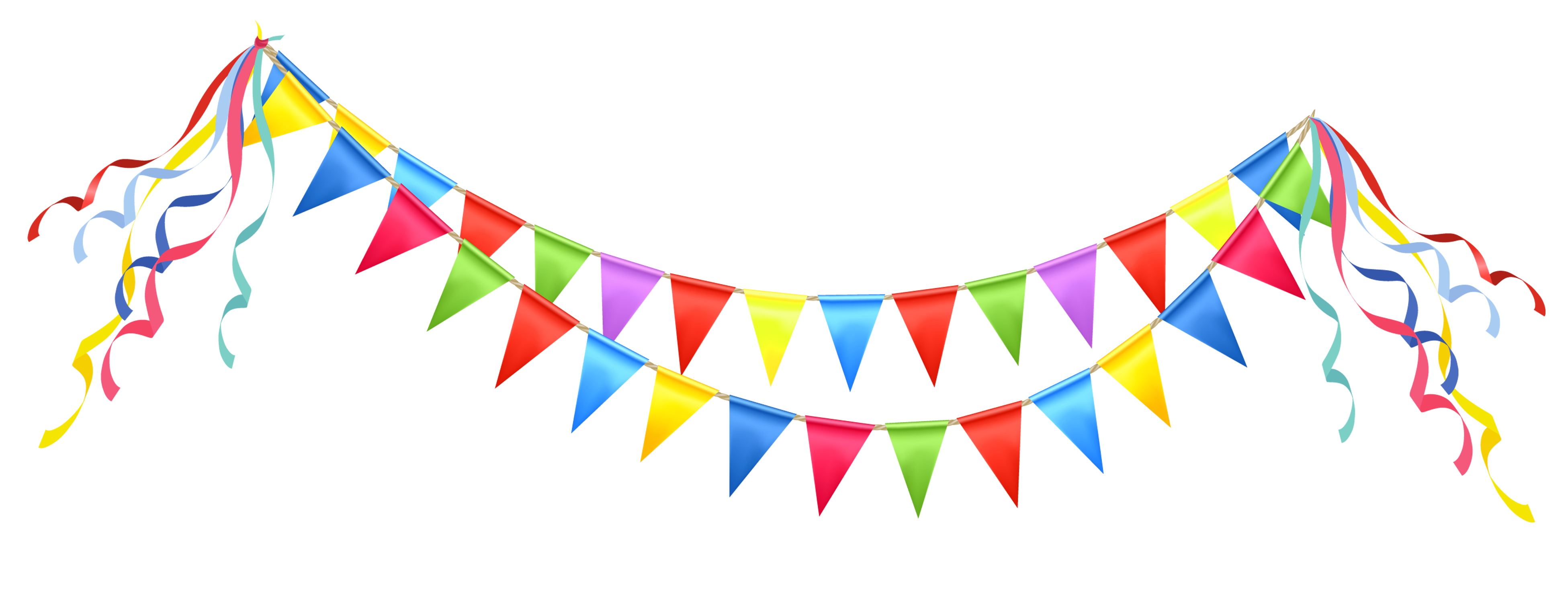 Transparent Party Streamer PNG Clipart Picture