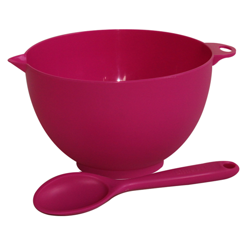 Clipart of mixing bowl with spoon in it