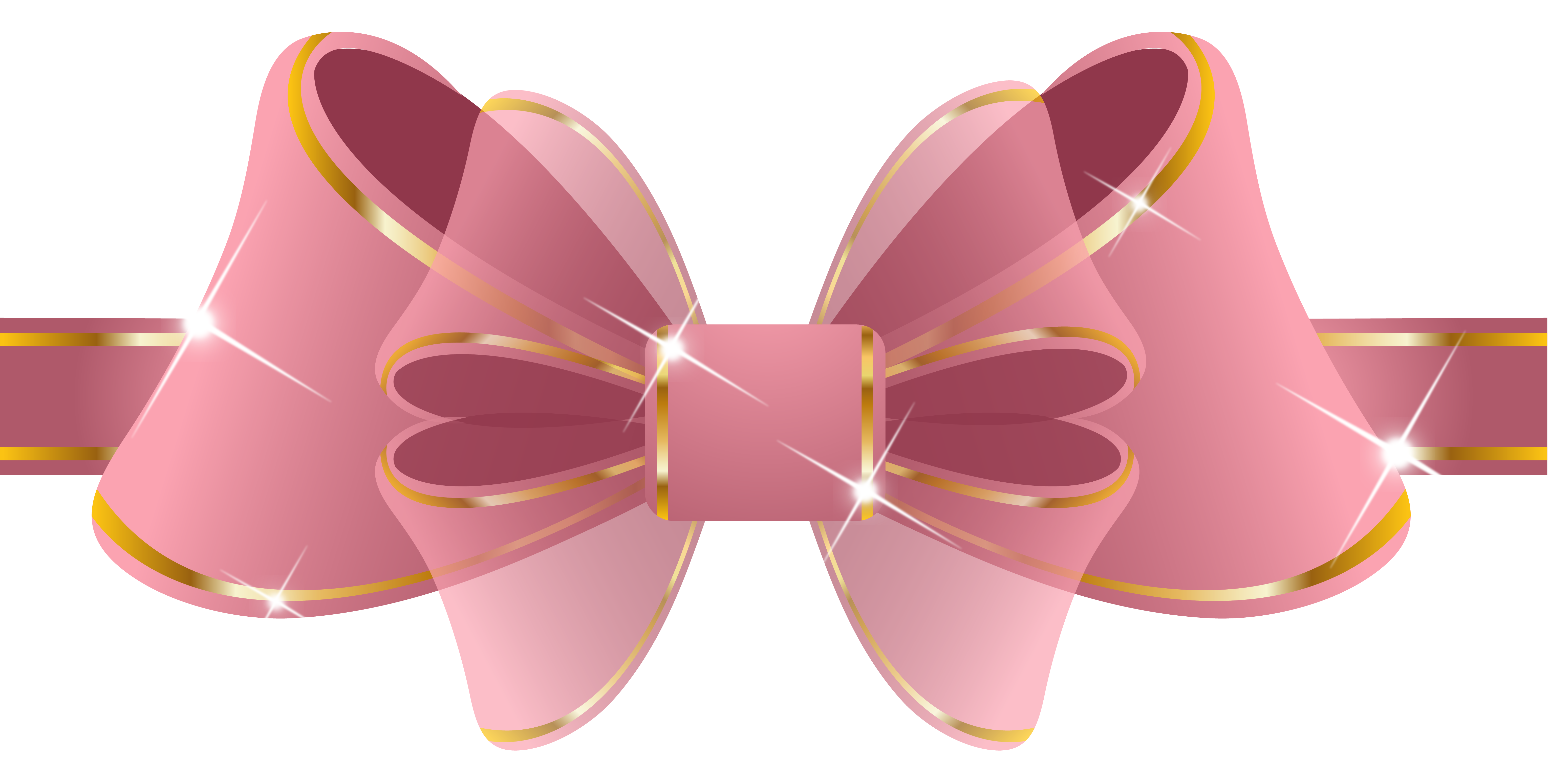 Red Ribbon Bow Transparent PNG Clip Art Image - Clip Art Library