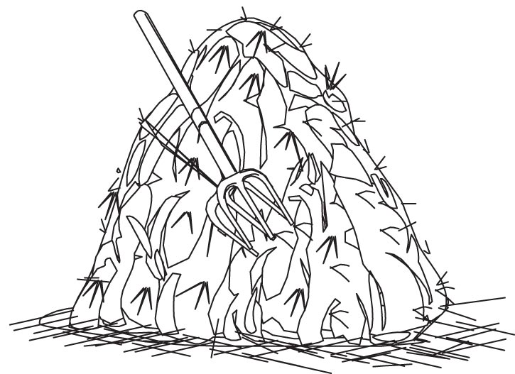 Hay Stack Clipart