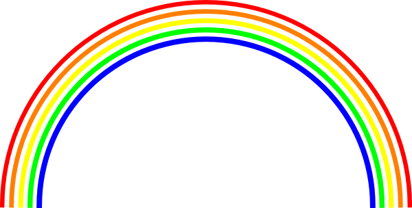 Small rainbow clipart