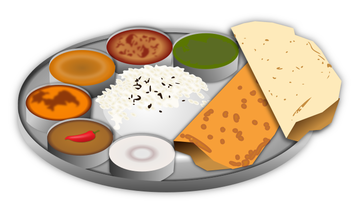East indian food clipart