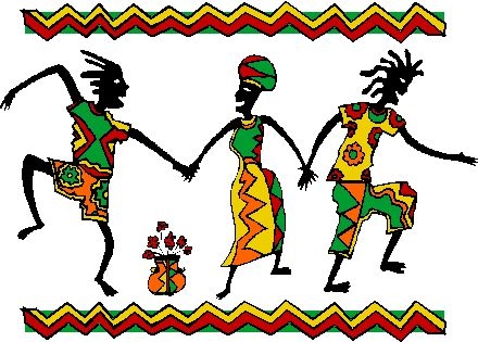 West African Dance Clipart