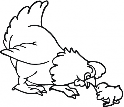 Chick Clipart Black And White