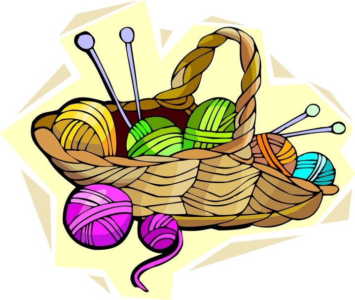 Knitting and crochet clipart