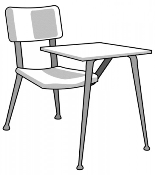 Top Teacher Desk Clip Art Black And White Draw Clip Art Library