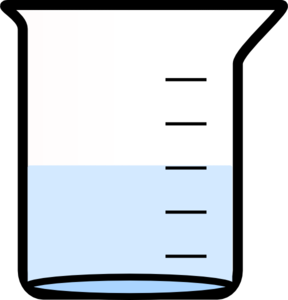 Beaker With Water Clip Art at Clker