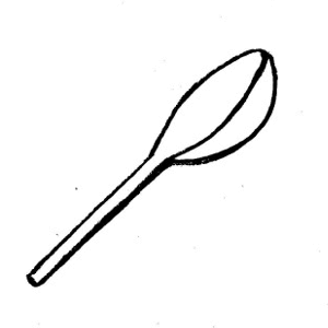 Cartoon Spoon Clipart