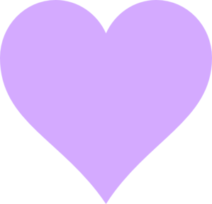 Dark Purple Heart Clipart