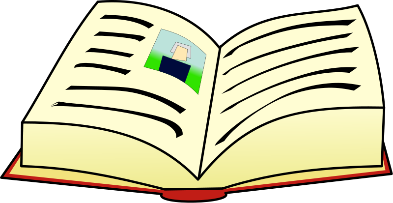 Open Book Clipart No Background