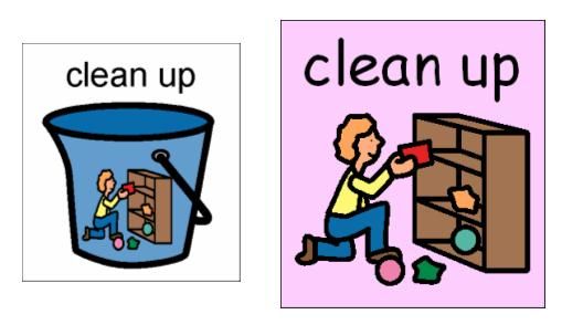 Clean up toys clipart
