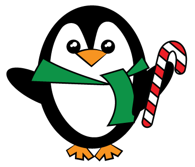 Christmas Penguin Clipart