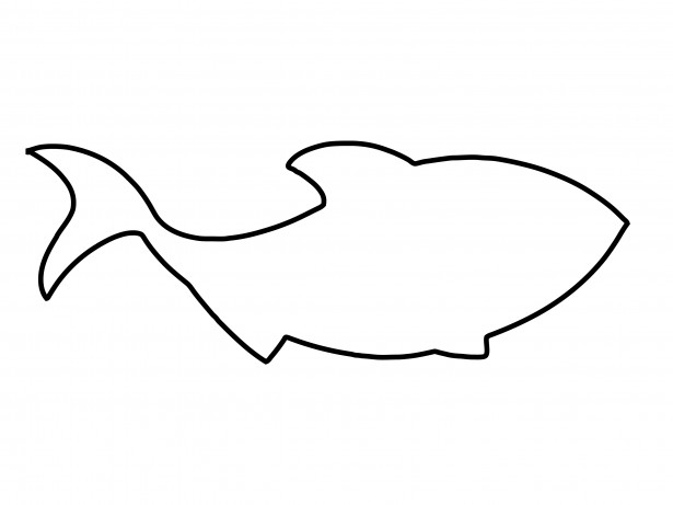Simple Outline Fish