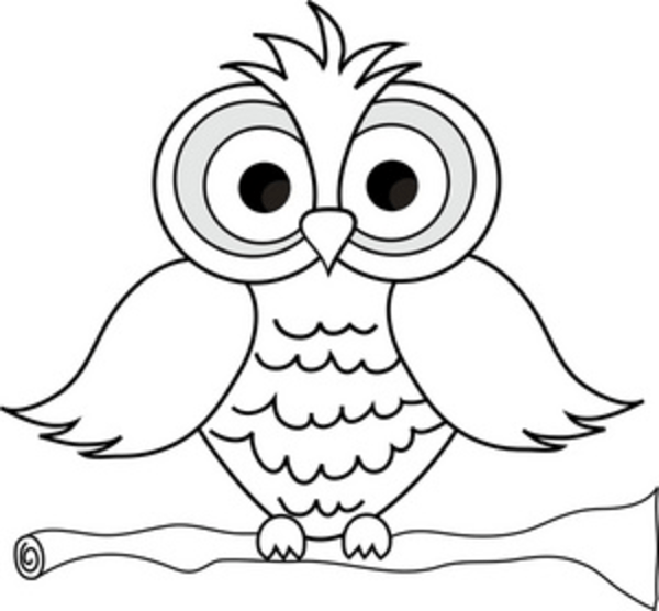 Frog Cute Owl Clipart Black And White Owls Clip Art. Snowjet.co
