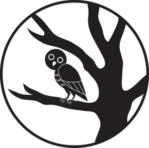 Black And White Owl Clip Art